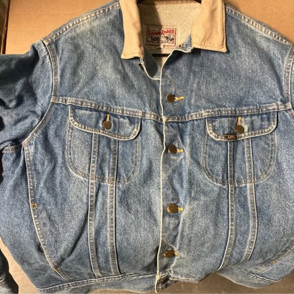 Lee Sherpa Lined Stormrider Jean Jacket (42) - Picture 8 of 8